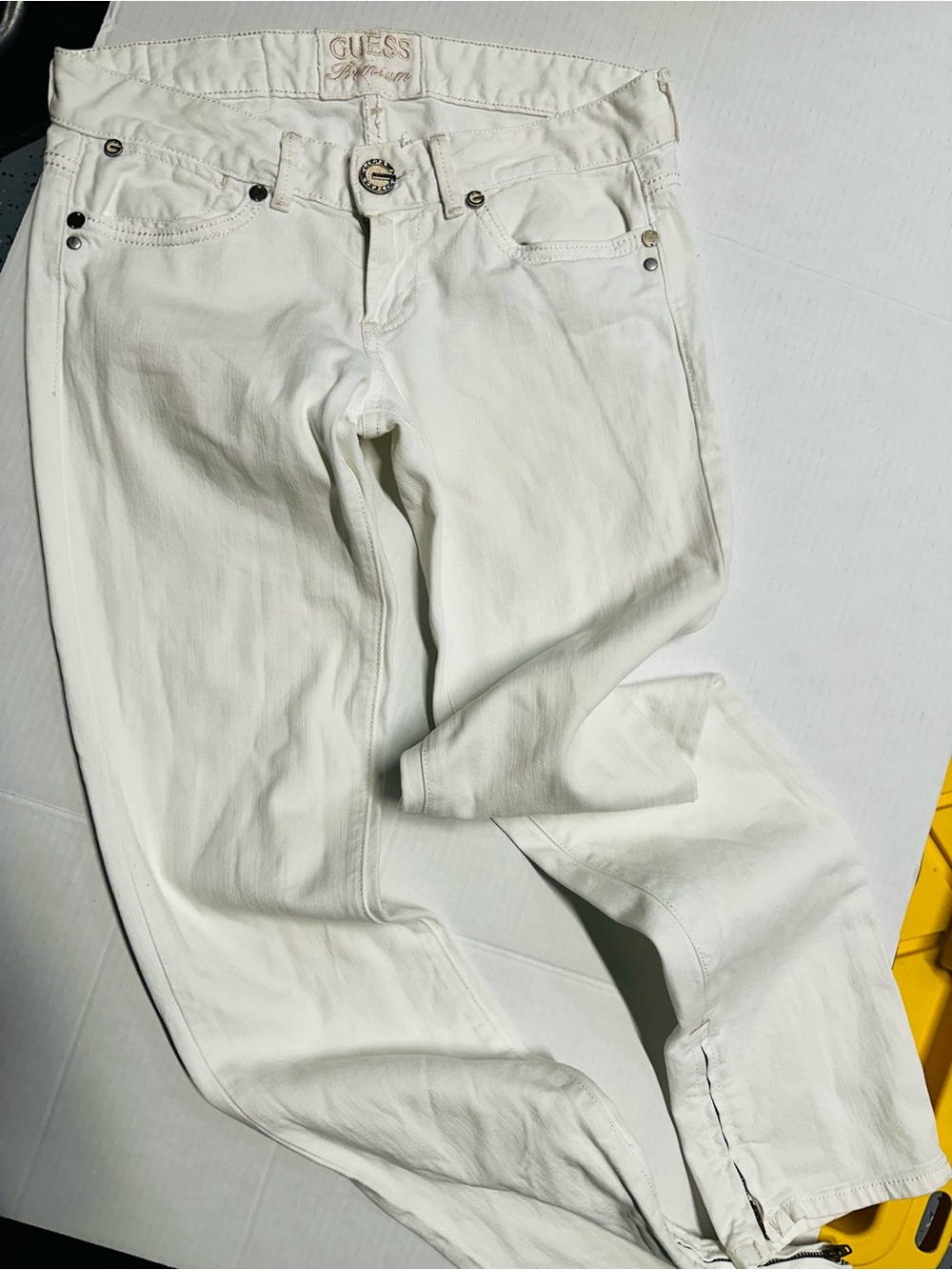 GUESS White Skinny Jeans for Women